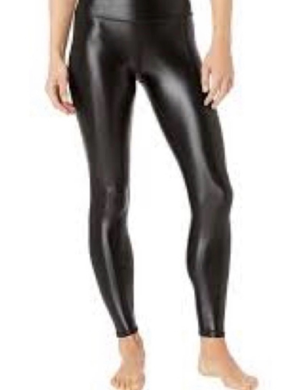 ALO Yoga High-Waist Faux Leather Leggings - Black
